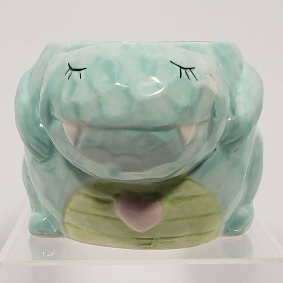 Tea-Rex‎ Tea Mug Cup 16 oz. Blue Green Whimsical Cupboard - Picture 1 of 8